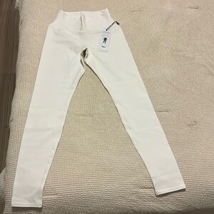 Ivory high waist air brush legging